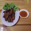 ปลาหลังเขียวทอดแดดเดียว
