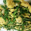 กุ๋ยช่ายผัดไข่ ^^   
ให้ไข่กับหมูเต็มมากคร้า