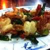กุ้งผัดพริกกะเทียม(อร่อยมั่กๆ)