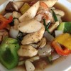เห็ดออริจินกุ้งผัดพริกไทยดำ