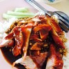 ข้าวหมูกรอบ+หมูแดง