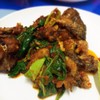 ผัดพริกแกงปลาช่อน