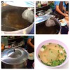 ถุงก๊อบแก๊บแช่ในหม้อน้ำแกงที่ติดไฟให้ร้อนตลอดเวลา