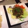 ลาบหมูทอด