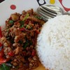 กะเพราหมูสับ