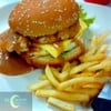 สเต๊กเบอเกอร์เนื้อชีส 