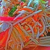 ส้มตำไทย-ไข่เค็ม