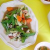 ผัดผักรวมกุ้งสด