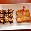 ขนมปังปิ้งราดช๊อคโกแลต+กล้วย กับปังปิ้งเนยนม 