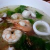 ข้าวต้มหมึกกุ้ง พิเศษ (100 บาท)