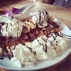 Nutella chocolate banana waffle