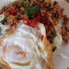 กระเพราหมูสับ + ไข่ดาว