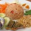ข้าวผัดน้ำพริกลงเรือกุ้ง