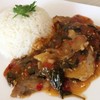 ข้าว หมูย่างผัดกะเพรา