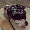 Blueberry Cheesecake ทำออกมาไม่หวานจนเกินไป แต่ตัวชีสอาจใส่ชีสน้อยจนไม่รู้สึกค่ะ