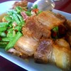 ตำถัวหมูกรอบ