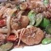 กุ้งผัดสะตอกะปิ