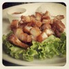 ข้าวหมูทอด ใช้หมูสามชั้นทอดได้กรอบนอกนุ่มในรสชาติอร่อยมากค่ะ 
