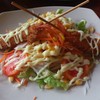 สลัดกุ้งทอด