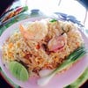 ข้าวผัดทะเล กุ้งตัวใหญ่ หมึกสดๆ ข้าวร่วน ผัดอร่อยดี