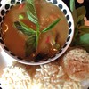 ข้าวตังแกงเขียวหวานกุ้ง