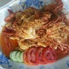 กุ้งผัดซอสมะขาม >o<