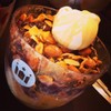Double shot coffee shaved ice