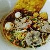 บะมี่ต้มยำ เส้นแบน