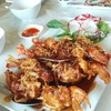 กุ้งทอดราดซอสมะขาม