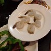 กุ้งสดและผักสด