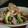 seafood salad with avocados