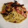 สปาเก็ตตี้พริกแห้งเบคอน.  80(อร่อย)
