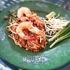 เสันจันทร์ผัดไทกุ้งสด