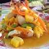 ส้มตำข้าวโพดไข่เค็ม ไม่ใส่ปู