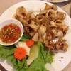 หมึกทอดกระเทียม