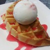 Waffle & Ice cream