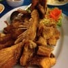 ปลาทับทิมทอด (แยกน้ำเปรี้ยวหวาน)