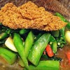 ผัดคะน้าปลาอินทรีย์เค็มฟู