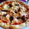 Pizza กุ้ง,มะเขือเทศอบแห้ง,ชีส... จำชื่อไม่ได้ บางกรอบ อร่อย