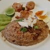 ข้าวผัดน้ำพริกปูหมูกุ้งสด