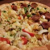 Half Pizza Super Supreme & Shrimp Scampi With Cheese Stuff Crush