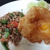 ข้าวกระเพราหมูสับไข่ดาว
