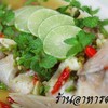ปลาทับทิมนึ่งมะนาว