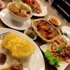 ชุดข้าวสลิดทอด ไข่เจียว สลัดทูน่า แกงส้ม+ปีกไก่ทอด+สลัดทูน่า+ยำวุ้นเส้น