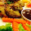 สเต็กหมูพริกไทยดำ