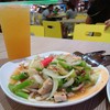 ยำวุ้นเส้น+ชามะนาวโซดา