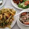ยำผักบุ้งกรอบ