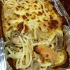 แห้งไปหน่อย  Baked Spaghetti in white Sauce