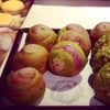 Red Bean & Taro Twin Color Bun