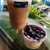 คาปูชิโน+บลูเบอร์ชีส